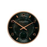 TKC00000-53 10 inch Jet Black Shilling Wall Clock